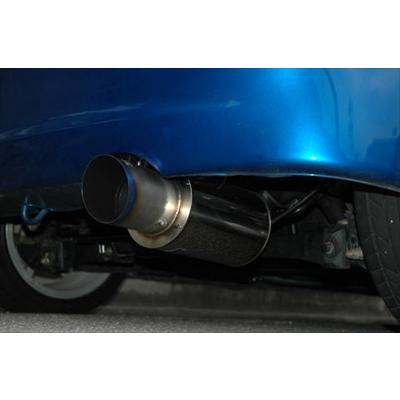 Edix 前期 純正バンパー専用 砲弾タイコ マフラー タイプTテール (中間タイコ無) ハーフステン/2WD/1700cc