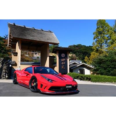 フェラーリ 458 スパイダー フロントハーフバンパー : エアロ