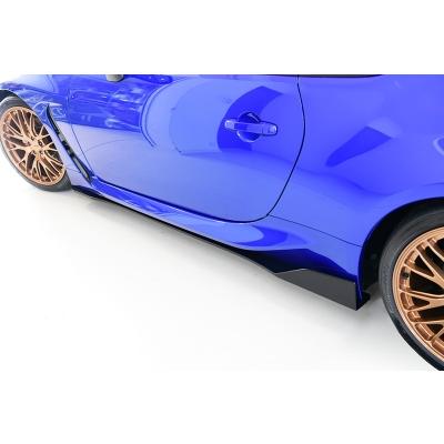 STI サイドサイドステップ　BRZ ZD8 ZD8 BRZ サイドステップ メーカー塗分け塗装 K7X WRブルーパール/202