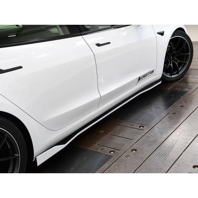 【新品】 テスラ モデル3 Model3 サイドステップ 未塗装 エアロ テスラ モデル3 サイドステップ 素地 塗装取付込 : エアロ.カスタム