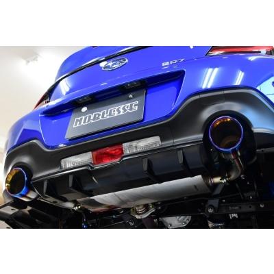 ZD8 BRZ 左右2本出しマフラー 115φチタンカラーテール Highステン