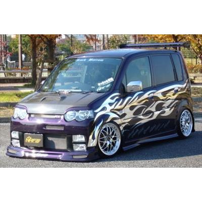 L150系 MOVE SPORZA (前期) 3点セット 塗装取付込 : エアロ.カスタム