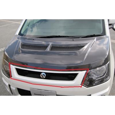 デリカ D:5 フロントグリル カーボン 取付込 : エアロ.カスタムパーツ