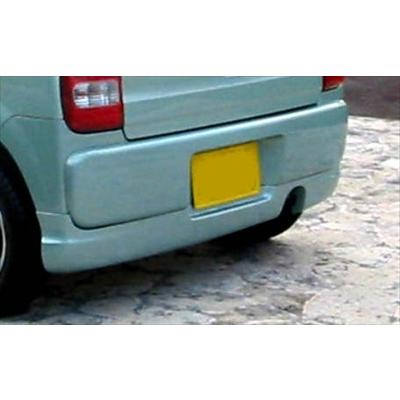 ラパン HE21S リアハーフスポイラー 塗装取付込 : エアロ.カスタム 