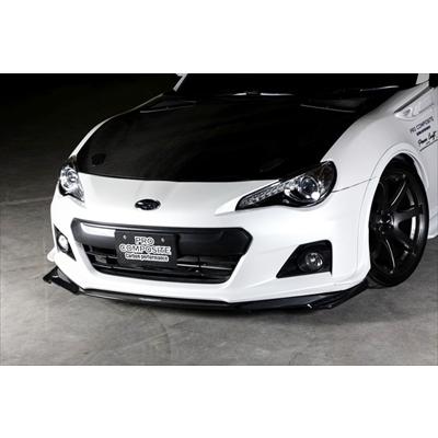 BRZ ZC6 フロントリップスポイラー 前期用 GFRP製 : エアロ.カスタム