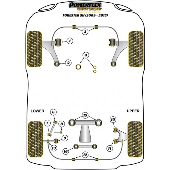 送料込 フォレスター sj5 フロント ロアアーム左右 SH フォレスター