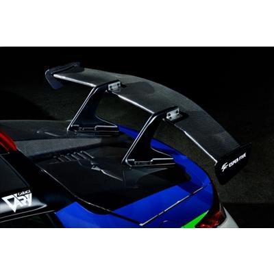 S660 JW5 COMPE TEC VerI GTウイング カーボン製 塗装取付込 : エアロ