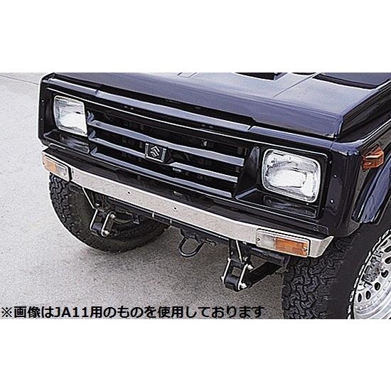 ジムニー Ja12 22 Rs フロントスクエアバンパー ステンレス製 エアロ カスタムパーツのtoptuner 通販 Paypayモール