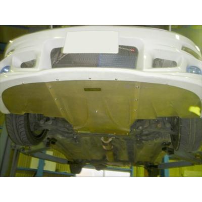 シルビア S14 FRP+アルミ フロントアンダーディフューザー 塗装取付込 