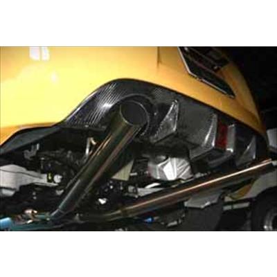 フェアレディZ Z34 リアアンダーデュフューザーフィン （カーボン綾