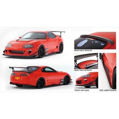 スープラ JZA80 リア ワイドフェンダー アンダー部カーボン : エアロ