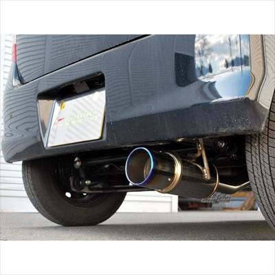 ワゴンRスティングレー MH23S NA rosso modelloマフラー Ti-C ブルー  