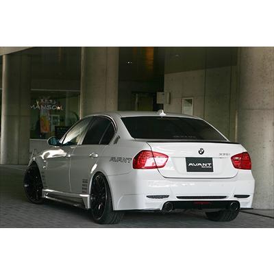 BMW 3シリーズ E90 前期 335i AVANT リアバンパー 左右シングル出し 