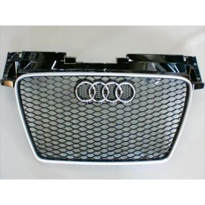 Audi TT 8J TTRS 純正フロントグリル シルバーフレーム 本体のみ 取付