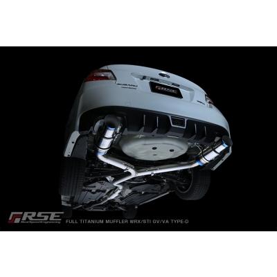 GV/VA WRX STi フルチタンマフラーキット TYPE-D : エアロ.カスタム