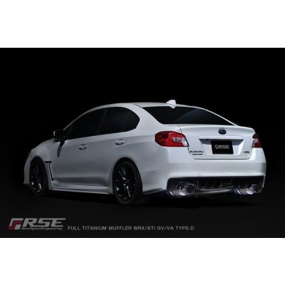 GV/VA WRX STi フルチタンマフラーキット TYPE-D : エアロ.カスタム