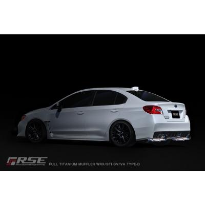 WRX/STI GV/VA フルチタンマフラー TYPE-D GV/VA WRX STi フルチタンマフラーキット TYPE-D : エアロ.カスタム