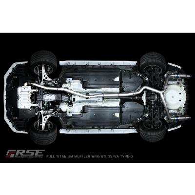 GV/VA WRX STi フルチタンマフラーキット TYPE-D : エアロ.カスタム