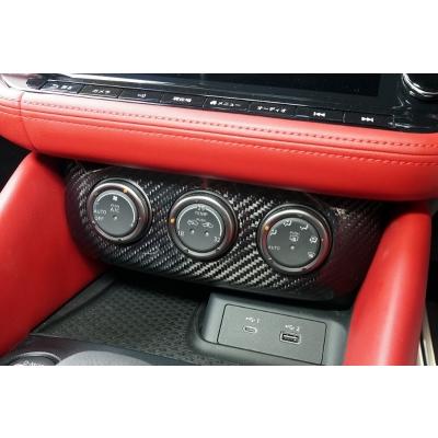 RZ34 フェアレディZ カーボン ACコントロールパネル 綾織ブラック