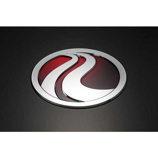 スイフトスポーツ Zc32s 商品 Kuhlエアロ専用 ロゴマーク エンブレム クローム レッド ベースプレート リア用