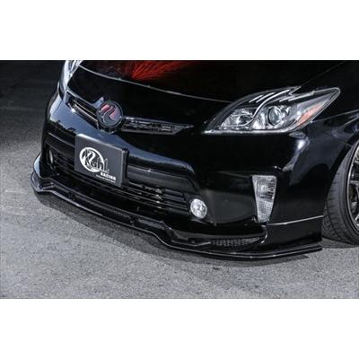 プリウス ZVW30 後期 30R-SS II フロントリップスポイラー FRP製 黒