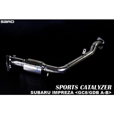 SARD インプレッサ Sti アプライドA/B GDB スポーツキャタライザー 
