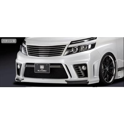 ヴォクシー ZRR80/85W 前期 フロントバンパースポイラー 塗分け塗装済 