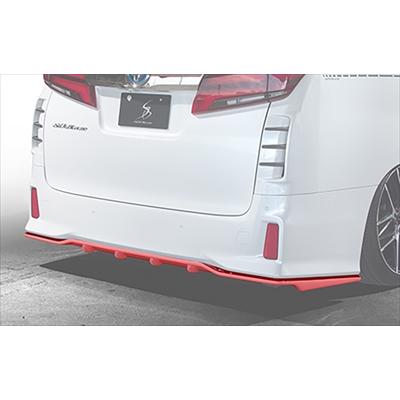 30アルファード後期　シルクブレイズ　リアフラップ 楽天市場】30系アルファード後期 S SA SRリアフラップスポイラー