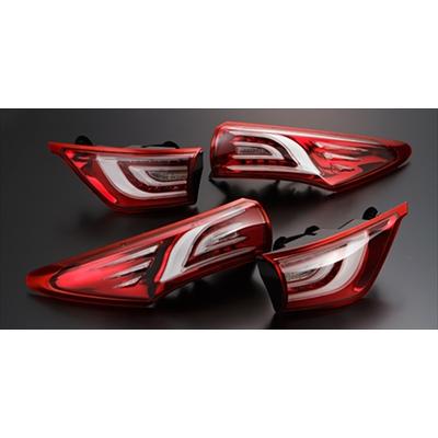 ハリアー 60系 ダズフェローズ プレミアムLEDテールランプ クリア