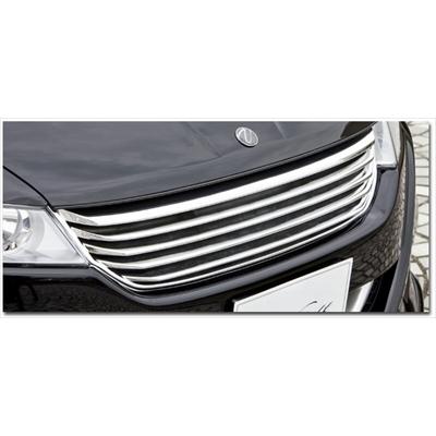 ホンダ/ストリーム(RN6-9) オーナメントフロントグリル 前期 塗装済 クリスタルブラック・パール（NH-731P） 塗装済み