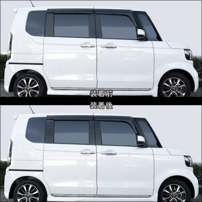 JF5 / JF6 N-BOX ピラーガーニッシュ 純正サイドバイザー装着車 ピアノ