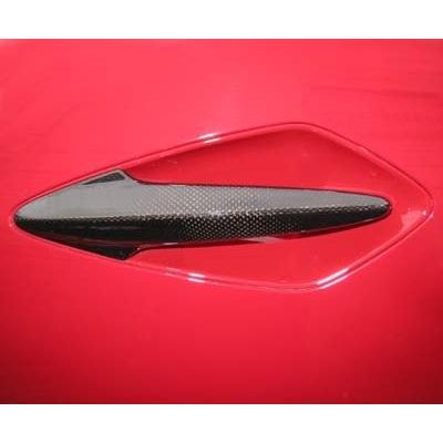 シビック FN2 TYPE-R EURO カーボンドアノブカバーUVクリアー塗装済