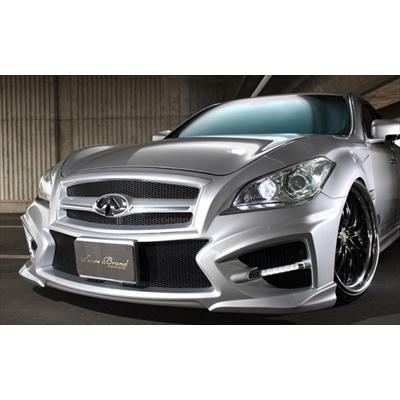 フーガ Y51 前期 センセーションシリーズα フロントバンパー メッシュ