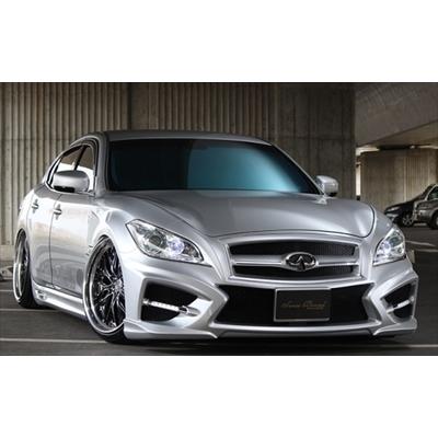 フーガ Y51 前期 センセーションシリーズα フロントバンパー メッシュ