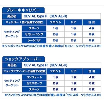 SEV AL- R 4枚セット SEV（セブ） 【自動車用】SEV-AL typeR（4枚セット） : SEV公式