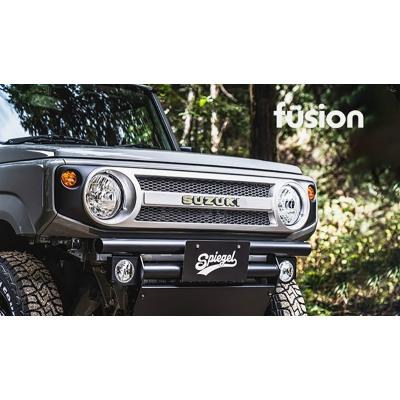 JB64W ジムニー fusion フロントフェイスグリル 塗装済 : エアロ