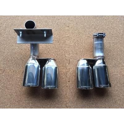 プリウス 50系 前期 4本出しマフラーカッター 取付込 : エアロ