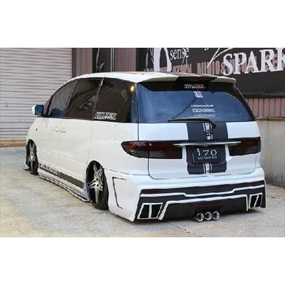 エスティマ 30系 アエラス リアバンパースポイラー Type-C 塗装取付込 