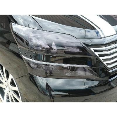 ヴェルファイア 20系 前期 ヘッドライトカバー スモーク : エアロ