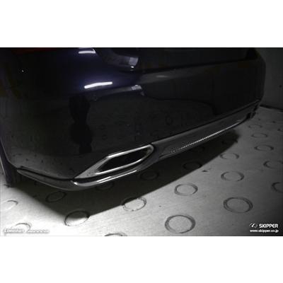 SKPDEZIGN SMART LINE SERIES LEXUS LS600h/600hL中期 REAR UNDER SPOILER  CFRP(カーボン)シルバ−・素地品_1