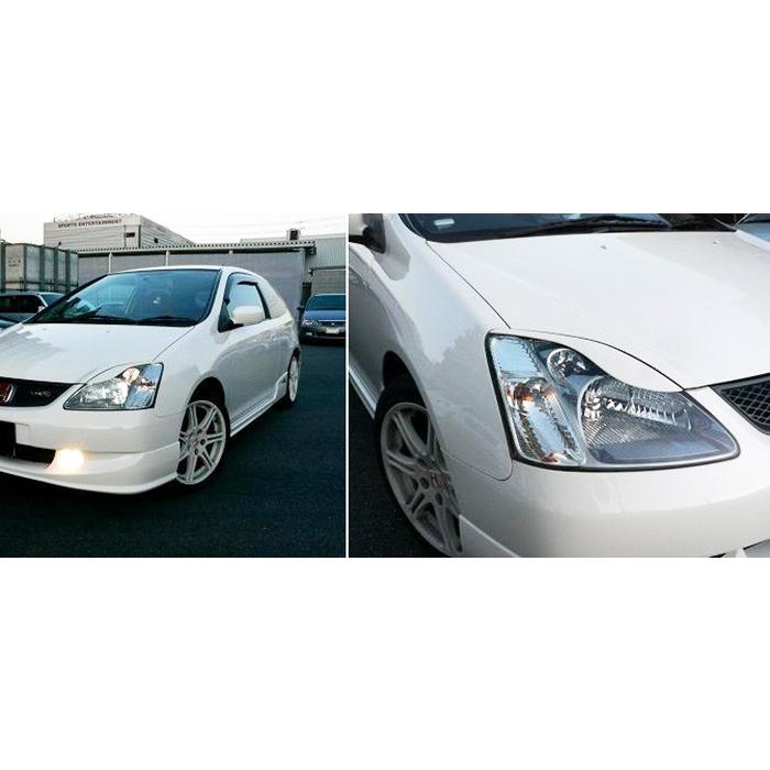 シビック Type R Ep3 アイライン Type2 Frp製 黒ゲルコート仕上げ エアロ カスタムパーツのtoptuner 通販 Paypayモール