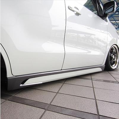 ワゴンR スティングレー MH23S サイドステップ 塗装済み : エアロ