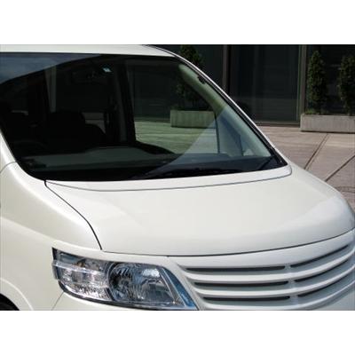 セレナ C25 前期 HIGH WESTA BONNET SPOILER 塗装取付込 : エアロ 