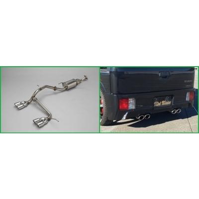 中古 スズキ EVERY エブリィ バン DA17V2本出しマフラー 競技用」 エブリイ DA17V 慶番マフラー 左右4本出し : エアロ.カスタム