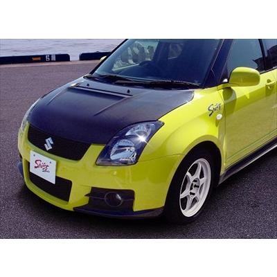 スイフトスポーツ ZC31S エアロボンネット FRP製 塗装取付込 : エアロ 