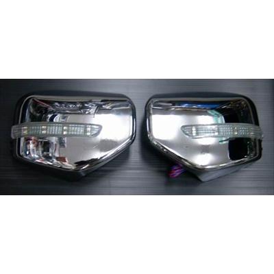 KB9T トライトン LEDランプ付きクロームミラーカバー : エアロ