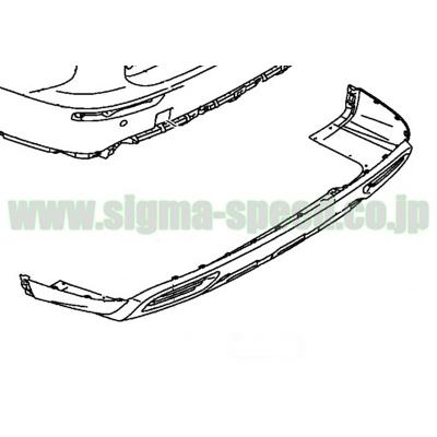 GN0W アウトランダー PHEV 2021- Black Edition リヤスキッドプレート  