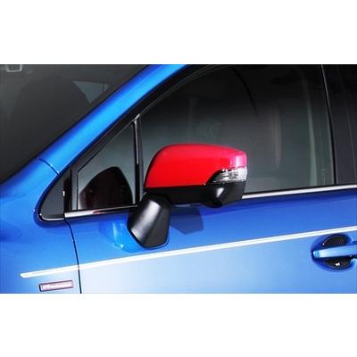 WRX STI VAB ドアミラーカバー(チェリーレッド) 左右セット