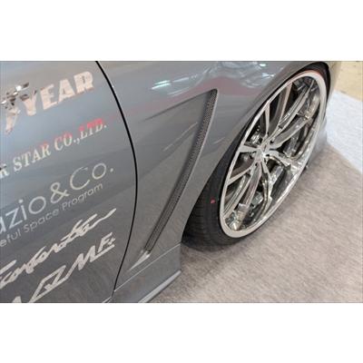 マークX GRX130 前/中/後期 AXCENT フロントエアロフェンダー 20mm 塗装済み｜toptuner-store｜03