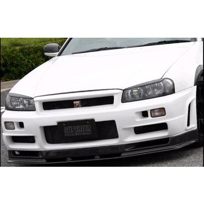 スカイライン GT-R BNR34 カーボンフロントリップスポイラー 「長納期